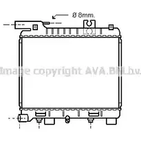 Радиатор охлаждения двигателя AVA QUALITY COOLING 2018665 BW2056 9 HA0PJV 4045385005123 изображение 0