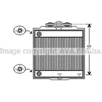 Радиатор охлаждения двигателя AVA QUALITY COOLING G9N9 R 2018792 BW2366 4045385158898 изображение 0