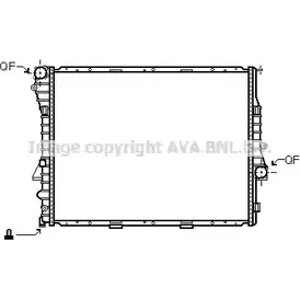 Радиатор охлаждения двигателя AVA QUALITY COOLING 2019041 48JY4WZ UO8Y 38Y BWA2274