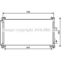 Радиатор кондиционера AVA QUALITY COOLING CN5273D JRG EWGZ 4045385208678 2019480