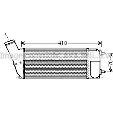 Интеркулер AVA QUALITY COOLING CNA4268 4045385179480 2019663 X JDFZ