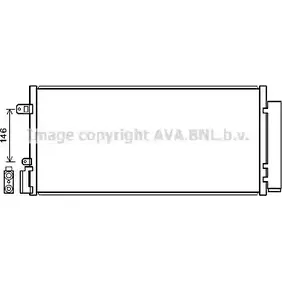 Радиатор кондиционера AVA QUALITY COOLING 4045385213207 MWLC TYV CT5062D 2019974 изображение 0