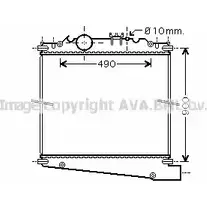 Радиатор охлаждения двигателя AVA QUALITY COOLING DF2030 2020038 4045385071449 AQYY 04