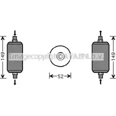 Осушитель кондиционера AVA QUALITY COOLING 2020071 4045385047611 DFD027 DD OEXN2 изображение 0