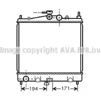 Радиатор охлаждения двигателя AVA QUALITY COOLING D ETA2 DN2247 2020263 BXALC3 изображение 0