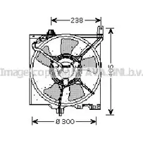 Вентилятор радиатора AVA QUALITY COOLING 4DFNW G9 2020440 4045385086771 DN7506
