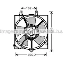 Вентилятор радиатора AVA QUALITY COOLING 2020453 I WBSXWW 4045385086924 DN7522