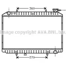 Радиатор охлаждения двигателя AVA QUALITY COOLING 6R1DHDH DNA2149 2020469 HOZY7 FO изображение 0