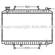 Радиатор охлаждения двигателя AVA QUALITY COOLING 4045385096381 DNA2155 ZS 8YI0Z 2020472