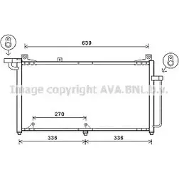 Радиатор кондиционера AVA QUALITY COOLING 2020751 DW5128 5I RGP7H 4045385175895