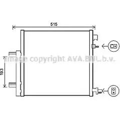 Радиатор кондиционера AVA QUALITY COOLING DWA5140D 4045385210749 2020809 362 WQG
