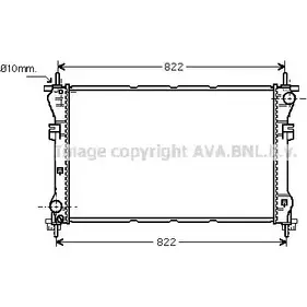 Радиатор охлаждения двигателя AVA QUALITY COOLING FD2318 DI5MR 7 2021032 4045385020294