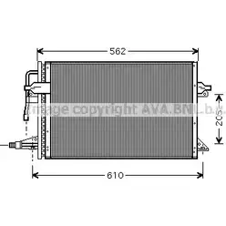 Радиатор кондиционера AVA QUALITY COOLING 2021163 0WIA6A FD5323 K 54DWF