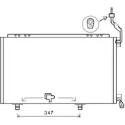 Радиатор кондиционера AVA QUALITY COOLING 4045385213955 ZXUYJ 6R 2021191 FD5606 изображение 0