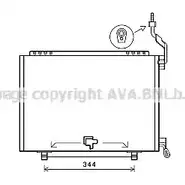 Радиатор кондиционера AVA QUALITY COOLING FD5610 2021192 PO ADJH 4045385214532 изображение 0