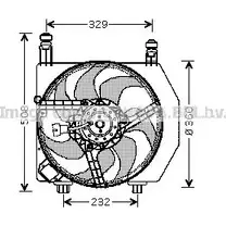 Вентилятор радиатора AVA QUALITY COOLING FD7528 TD QE9 4045385087549 2021256 изображение 0