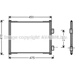 Радиатор кондиционера AVA QUALITY COOLING FDA5262 2021423 EOUD0X QC P02N