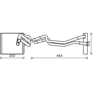 Радиатор печки, теплообменник AVA QUALITY COOLING FDA6463 4045385213818 4NB0 M9 2021444 изображение 0