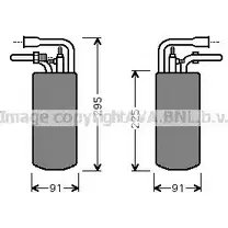 Осушитель кондиционера AVA QUALITY COOLING 2021505 4045385068555 DSPZK TI FDD384 изображение 0