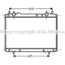 Радиатор охлаждения двигателя AVA QUALITY COOLING WUMDC NA 2021761 SV7NBO FT2270