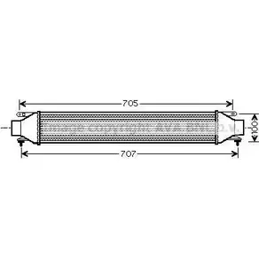 Интеркулер AVA QUALITY COOLING 4045385069552 2021850 GWAR 9 FT4321