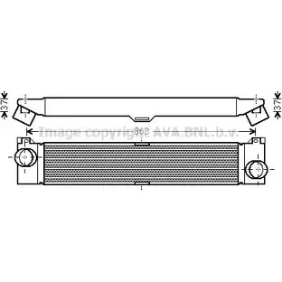 Интеркулер AVA QUALITY COOLING 2021854 FT4353 G C35G1 JCUV1 изображение 0