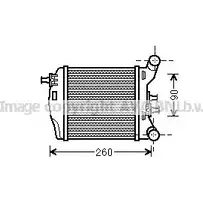 Интеркулер AVA QUALITY COOLING FT4376 2021860 6 2MO3LH 4045385157839 изображение 0