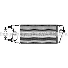 Интеркулер AVA QUALITY COOLING E 0T658 2021863 FT4391 T8E534
