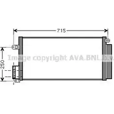 Радиатор кондиционера AVA QUALITY COOLING FT5310D 2021925 4045385206117 XX92 03D изображение 0