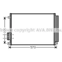 Радиатор кондиционера AVA QUALITY COOLING 2021930 FT5347 XRPR8B4 69 15ZW