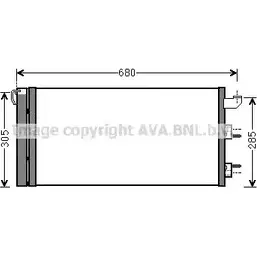 Радиатор кондиционера AVA QUALITY COOLING FT5406 TUIH X5I 2021941 REI8O4