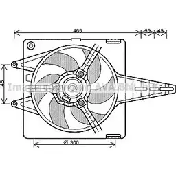 Вентилятор радиатора AVA QUALITY COOLING FT7547 XDA5 CE 4045385097449 2022018 изображение 0