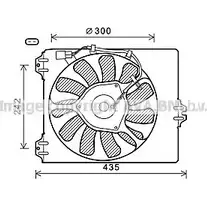 Вентилятор радиатора AVA QUALITY COOLING 4045385181216 FT7590 8MK86 H 2022061 изображение 0