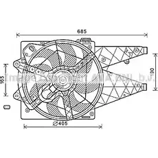 Вентилятор радиатора AVA QUALITY COOLING 4045385186426 2022066 FT7595 6 VTTX2 изображение 0