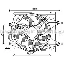 Вентилятор радиатора AVA QUALITY COOLING 4045385196203 GUVC X 2022075 FT7604 изображение 0