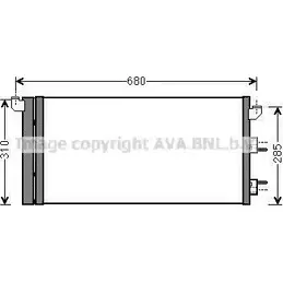 Радиатор кондиционера AVA QUALITY COOLING JSF RX79 4045385206414 FTA5293D 2022201 изображение 0