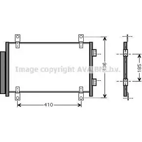 Радиатор кондиционера AVA QUALITY COOLING FTA5351D 8F Y7DT3 4045385207572 2022207 изображение 0