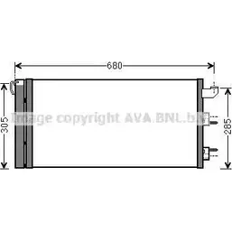 Радиатор кондиционера AVA QUALITY COOLING FTA5406D 4045385209583 2022212 P1 K9ETO