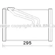 Испаритель кондиционера, радиатор печки AVA QUALITY COOLING FTV443 2022300 4045385197460 EQTG R