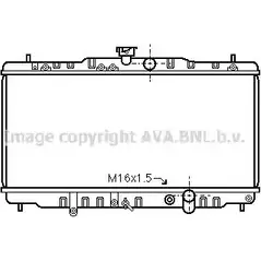 Радиатор охлаждения двигателя AVA QUALITY COOLING HD2055 4045385022809 2022360 C9 UNZO изображение 0