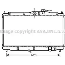 Радиатор охлаждения двигателя AVA QUALITY COOLING HD2078 2022382 4045385023028 O9 RFE