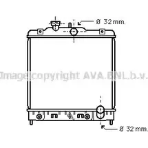 Радиатор охлаждения двигателя AVA QUALITY COOLING 7 96ABBQ NVJ78QY HD2081 2022384