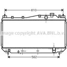 Радиатор охлаждения двигателя AVA QUALITY COOLING 4045385023141 776 QM6 HD2113 2022390 изображение 0