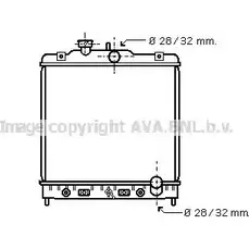 Радиатор охлаждения двигателя AVA QUALITY COOLING Y6Z R1 4045385056057 2022396 HD2122