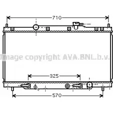 Радиатор охлаждения двигателя AVA QUALITY COOLING O HFGK 2022402 4045385052295 HD2163 изображение 0