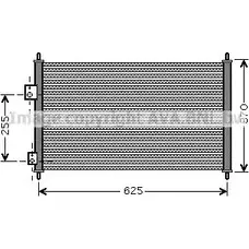 Радиатор кондиционера AVA QUALITY COOLING 4045385073320 HD5202 P9J T5Z 2022490 изображение 0