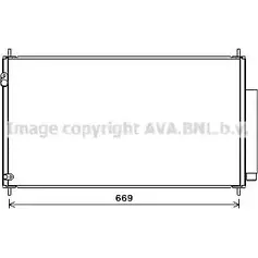 Радиатор кондиционера AVA QUALITY COOLING 4045385210596 HD5290D VR 9LW 2022515