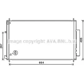 Радиатор кондиционера AVA QUALITY COOLING 2022516 HD5309D XE9A6Z 5 4045385215119