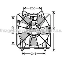 Вентилятор радиатора AVA QUALITY COOLING OTTR86 I HD7525 2022542 4045385088478 изображение 0