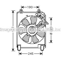Вентилятор радиатора AVA QUALITY COOLING HD7526 KFU DY2 2022543 4045385088485 изображение 0